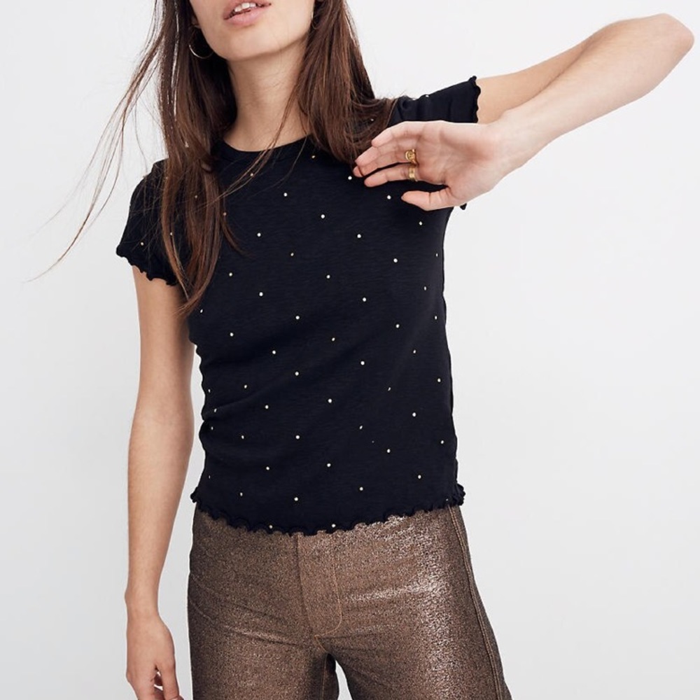 Madewell Women’s Tee Metallic Dot